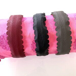 Cherie Bundle Of 3 Girls Scalloped Headbands